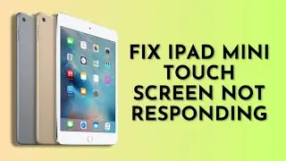 How to Fix iPad Mini Touch Screen Not Responding?