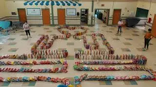 Cereal Box Domino Challenge - Cove Elementary School, Beverly, MA