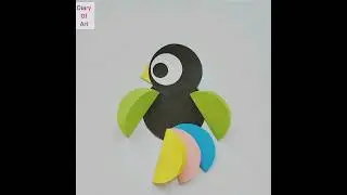 Paper Bird | Paper Craft | Shorts | Ytshorts | Diary Of Art