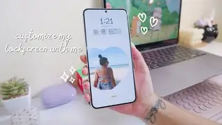 how to customize lockscreen with One UI 6.1 update | samsung S22 plus
