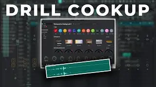 Making a DRILL beat in FL Studio 21 in 2023