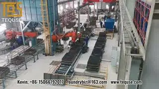 Fast loop no bake Resin Sand Molding Plant