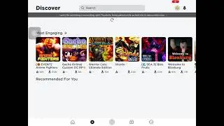 Trying roblox games while roblox broke