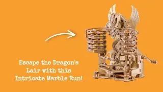 DIY Marble Run Dragon Wooden Kit