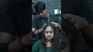 Sleepy ASMR Head Massage For Best Relaxation #shorts