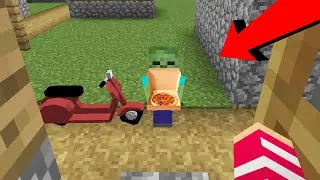 KÜÇÜK ZOMBİ VE ZOMBİ BABA KURYE OLDU 😱 - Minecraft