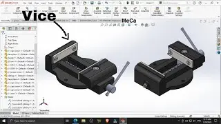 SOLIDWORKS | Vice | parts |
