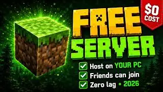 Make a FREE Minecraft Server on Your PC – No Lag, Play with Friends! (2026)