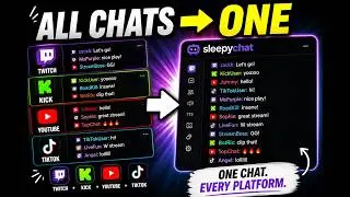 Best Multi-Stream Chat Tool? Combine Twitch, Kick, YouTube & TikTok Chat - Sleepychat, TTS, Overlays