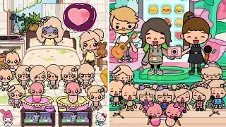 10 Kids Take Care Of Their Sick Mom. Famous Artists Helped Them | Toca Life Story | Toca Boca
