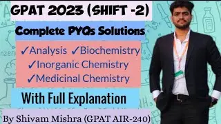 Chemistry 2023 (Shift-2) PYQs Solutions with Full Explanation (Part-2)