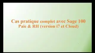 00 - Practical case Sage Payroll and HR