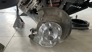 How to install a wheel bearing/hub assembly on a 2011 Toyota Tacoma