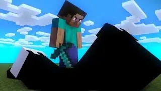 Steve vs Cartoon cat (by elq movie and anomaly 223)