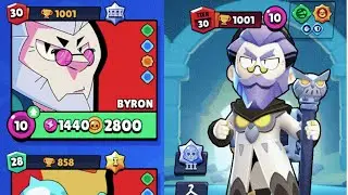 BYRON RANK 30❤️ | MY FIRST RANK 30 | BRAWL STARS | GAMEPLAY