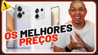 MELHOR PREÇO! Linha Redmi Note 13. Olha esse preço! Redmi note 13 pro, Redmi Note 13 pro +