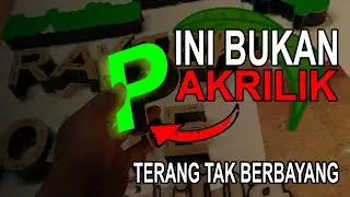 AWESOME...!!!! You Have to Try This Material, Guys // How to Make Bright Glowing Letters