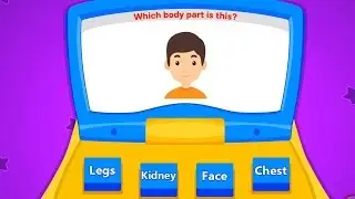 Kids Computer - Learn And Play - Play - Find Body part