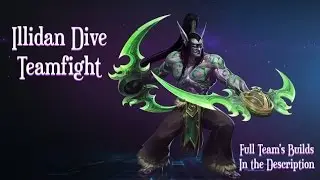 Heroes of the Storm - Illidan Dive Composition w/ Builds in Description