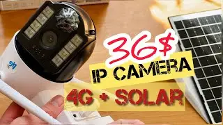 Fully autonomous camera with 4G and Solar Panel V380 Pro VC3 4G