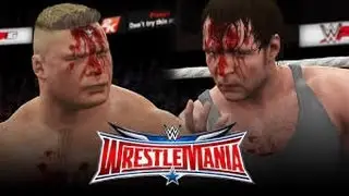 WWE 2K17 WrestleMania Brock Lesnar v Dean Ambrose XGN Fluidzz