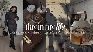 VLOGTOBER: Walmart Staple Wardrobe  + Simmer Pot +  New Coffee Shop + Focus on your goals | iDESIGN8