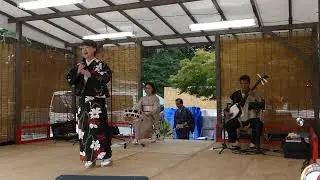 Enka sung at Hachiman Jingu Matsuri, Morioka, Japan