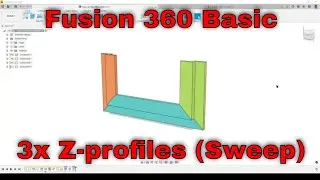 Fusion 360 Basic - Z profiles workflow (Sweep)