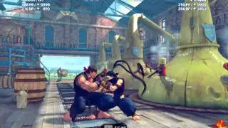 SSF4AE Ibuki (D) vs Ryu (D)