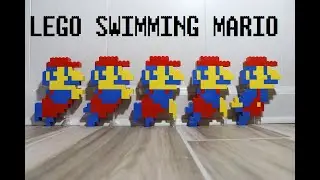 How to Make LEGO Super Mario Bros. Small Mario Swimming