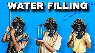 WATER FILLING CHALLENGE | HOW FAST CAN YOU FILL IT? | TEAM AMIGOZ