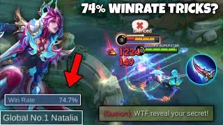 NATALIA 74% WINRATE GLOBAL ROTATION TUTORIAL TO OUTPLAY YOUR ENEMIES  💯⚡ | SECRET TRICKS 💥 | MLBB