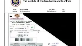 CA foundation certified copy of law of January 2025 exam #icai #cafoundation #rakeshfamra