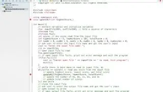 C++ File Input Output Example