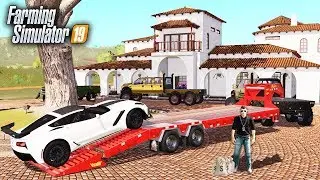 FS19- BILLIONAIRE SERIES- BUYING MY FRIEND A NEW CORVETTE & MANSION