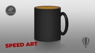 SPEED ART - Vetorizando uma caneca no CorelDRAW