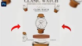 Photoshop Product Manipulation | Watch Advertising Post Design | Hindi Tutorial #photoshop