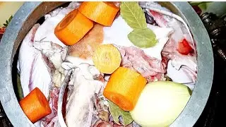 Заливное из рыбы//Сом в Афганском казане//Быстро и Вкусно 👍