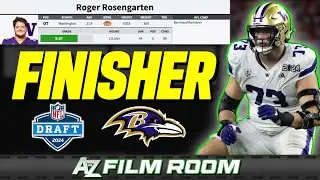 Ravens OT Roger Rosengarten: 2024 NFL Draft Scouting Report