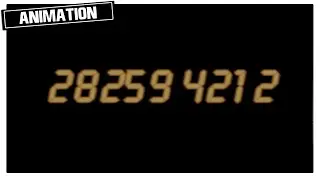 RANDOM NUMBERS COUNTDOWN | DIGITAL TIMER GLITCH | FREE STOCK ANIMATION OVERLAY [CCM]