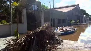 Historica creciente del Rio Uruguay 16.30m en Salto