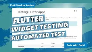 Belajar Flutter Automated Testing: Unit Test, Widget Test, dan Integration Testing | Sharing Session