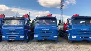 КАМАЗ-65117 с манипулятором Palfinger PK23500