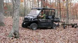 How To Move Logs With A UTV