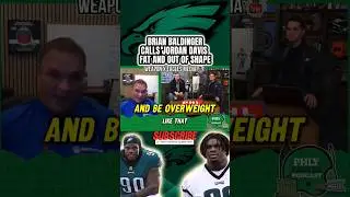 Brian Baldinger Calls Jordan Davis Fat & out of Shape: Philadelphia Eagles shorts