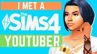 I MET A Sims 4 Youtuber (in person) | SIM SWAP | CAS MAKEOVER | 25thandsouth // COLLAB