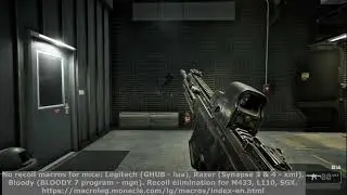 Battlefield 6. M433, L110, SGX. No Recoil Macros for Logitech, Razer, Bloody