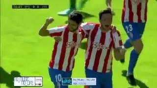 Спортинг Хихон 2 1 Леганес Обзор матча  Sporting Gijon Leganes