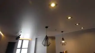 Бесщелевые натяжные потолки