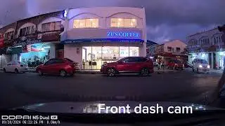 DDPAI N5 Dashcam low light sample